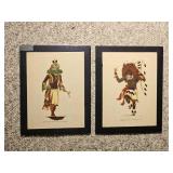 Native American Artist Portfolio Print Pair