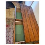 Rustic Spanish Revival Console Table Chest