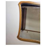 Ornate Carved Wood Wall Mirror
