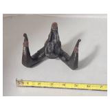 Bronze Tone Ram Skull Decorative Sculpture