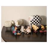 Whimsical Farm Animal Figurine Collection