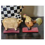 Whimsical Farm Animal Figurine Collection