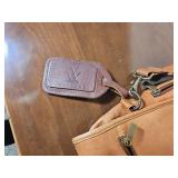 Wonenwok Tan Leather Convertible Shoulder Bag