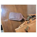 Wonenwok Tan Leather Convertible Shoulder Bag