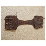 Vintage Tooled Leather Western Saddlebags