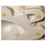 MCM Glossy White Ceramic Rabbit Figurine