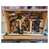Full Drawer of Hand Tools and Workshop Supplies