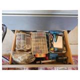 Full Drawer of Hand Tools and Workshop Supplies
