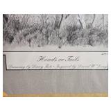 Signed Darcy Tate ÒHeads or TailsÓ Deer Print 69/300