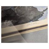 Signed Limited Edition Mule Deer Wildlife Print, Numbered 116 of 250