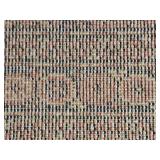 Red Wool Bokhara Style Area Rug