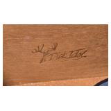 Dick Idol Rustic Wood Nightstand