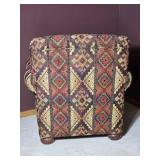 Southwestern Pattern Upholstered Club Chair