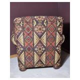 Southwestern Pattern Upholstered Club Chair