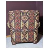 Southwestern Pattern Upholstered Club Chair