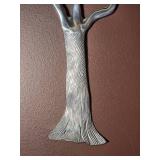 Modern Metal Tree Wall Sculpture