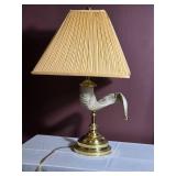 Decorative Ram Horn Style Table Lamp