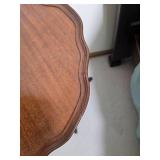 Mahogany Tray Top Occasional Table - B