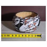Signed R. Pederson Southwestern Style Pottery Bowl
