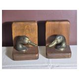 Duck Head Bookend Pair