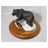 SIGNED Artist Proof Shoop Bronze Bear Sculpture