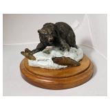 SIGNED Artist Proof Shoop Bronze Bear Sculpture