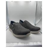 Brand New - Nunn Bush Conway EZ Men's Moc Toe Slip On, Charcoal,14 M