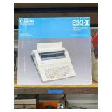 Canon ES3-II Electric Typewriter - Complete in box