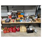 Massive Lot of Tools - Gas Cans - Lighting - And a Ton More See All Photos