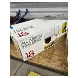 New Party Pack 18Ct Wine Glasses - New In Box