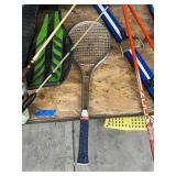 Large Lot of Sporting Goods - Skateboards - Bowling Balls - Skis And More
