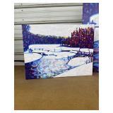 Lot of 2 Canvas Prints - Decorations for the Wall