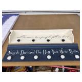 Lot of 2 Decorative Wall Coat Hangers