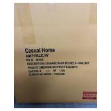 Casual Home Luggage Rack with Shelf-Walnut New In Box