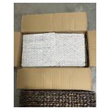 Best Choice Products 12x12in Pack of 5 Cube Storage Baskets, Water Hyacinth Multipurpose Collapsible Organizers, Handwoven Laundry Totes for Laundry, Living Room, Kids Room & Nursery - White