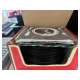 Massive Lot of 45's Records - Vintage Record Player - Computer Related Items  - Speakers and More!