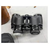 Pair of Vintage Antique Binoculars with Case