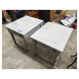 Lot of 2 End Tables with Drawers