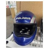 Lot of 3 Snowmobile Helmets - Polaris