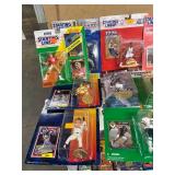Large lot of Sports Starting Line ups, In Box Plus Seahawks Gnome