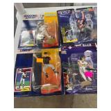 Large lot of Sports Starting Line ups, In Box Plus Seahawks Gnome