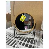 Table Mirror & Small Bedside Lamp