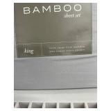 Brand New - Grey Bamboo Sheet Set - King