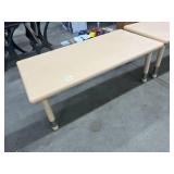 2 Strong Plastic Tables - 18 inches tall, 48 inches long, 24 inched wide