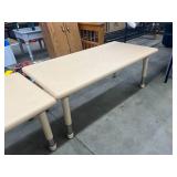 2 Strong Plastic Tables - 18 inches tall, 48 inches long, 24 inched wide