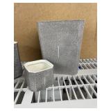 Brand New - 3 Pieces Gray Bathroom set