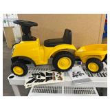 Brand New - Children's Cat Tractor with Trailor