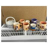 Brand New Coffee Cups and Glass Decor