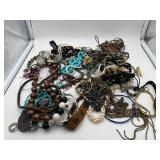 Large Lot of  Beautiful Costume Jewelry Necklaces , Bracelets, Earrings More - Woman's Necklace