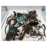 Large Lot of  Beautiful Costume Jewelry Necklaces , Bracelets, Earrings More - Woman's Necklace